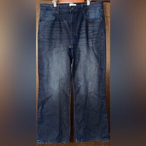 ASOS Men's Dark Blue Bootcut Jeans